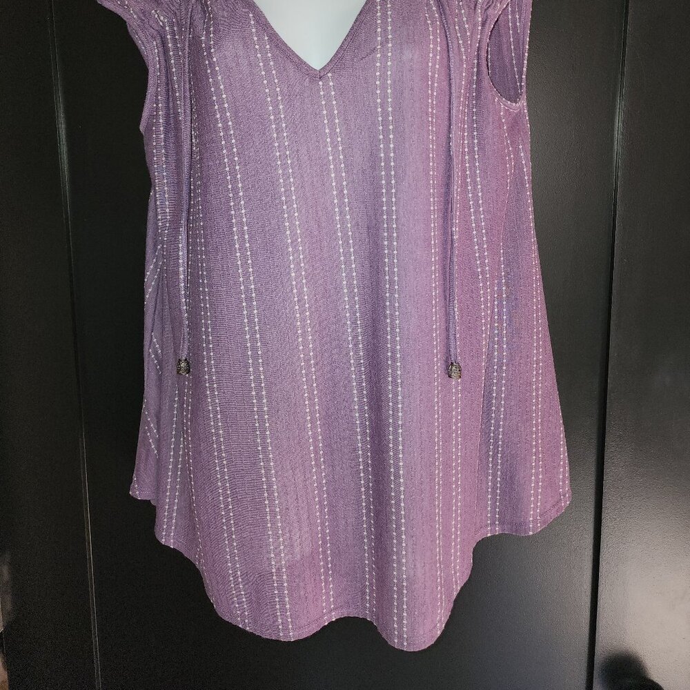 North River Purple Blouse Sz M - Picture 3 of 4